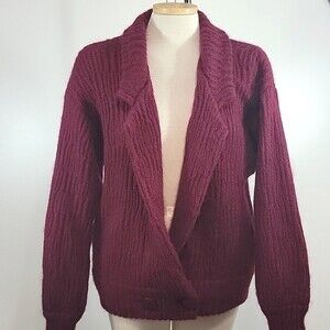 GREG ADAMS Vintage Mohair Sweater Jacket size S